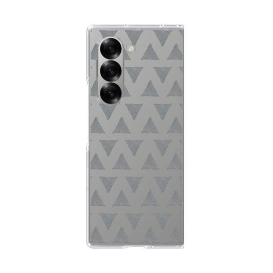 Clear Case［ オリジナル - 推し色三角 - ブラック ］