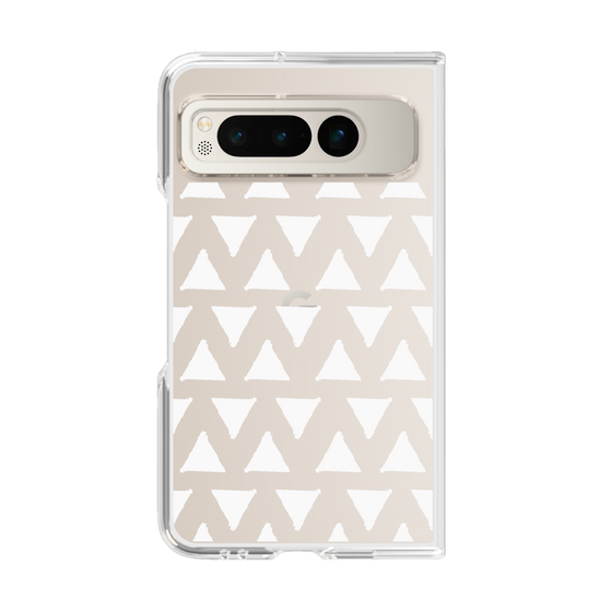 Clear Case［ Original - Favorite Color Triangle - White ］