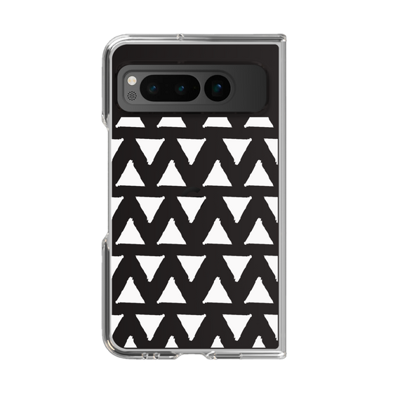 Clear Case［ Original - Favorite Color Triangle - White ］