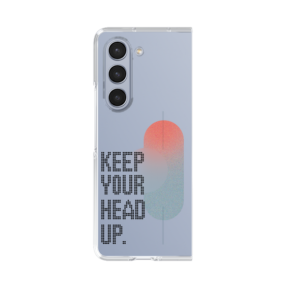 Clear Case［ オリジナル - ドットオーバーレイ - KEEP YOUR HEAD UP/A ］