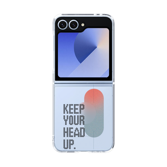 Clear Case［ オリジナル - ドットオーバーレイ - KEEP YOUR HEAD UP/A ］