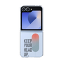 Clear Case［ オリジナル - ドットオーバーレイ - KEEP YOUR HEAD UP/A ］