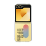 Clear Case［ オリジナル - ドットオーバーレイ - KEEP YOUR HEAD UP/A ］