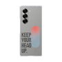 Clear Case［ オリジナル - ドットオーバーレイ - KEEP YOUR HEAD UP/A ］