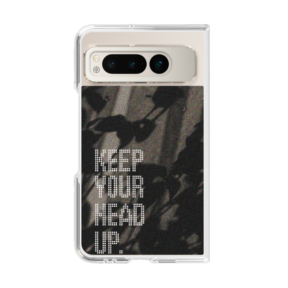 Clear Case［ オリジナル - ドットオーバーレイ - KEEP YOUR HEAD UP/B ］