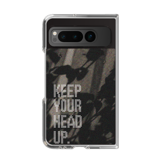 Clear Case［ オリジナル - ドットオーバーレイ - KEEP YOUR HEAD UP/B ］