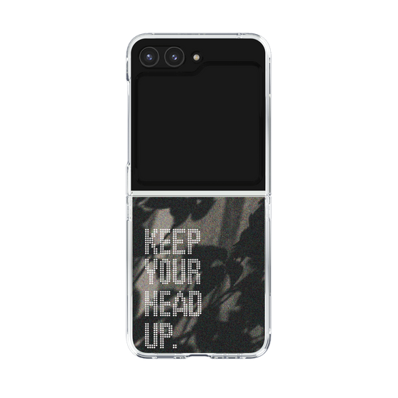 Clear Case［ オリジナル - ドットオーバーレイ - KEEP YOUR HEAD UP/B ］
