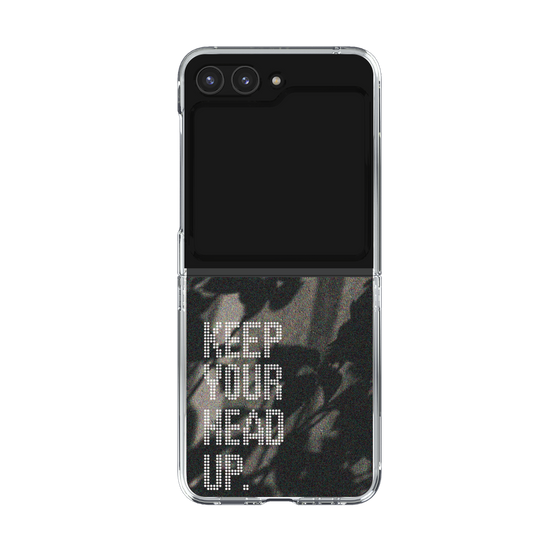 Clear Case［ オリジナル - ドットオーバーレイ - KEEP YOUR HEAD UP/B ］
