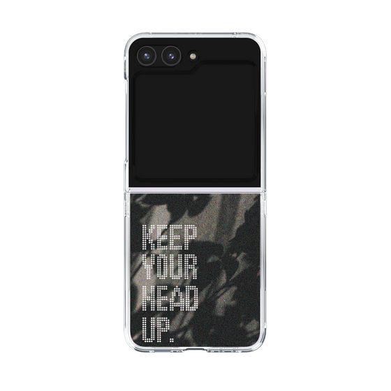 Clear Case［ オリジナル - ドットオーバーレイ - KEEP YOUR HEAD UP/B ］