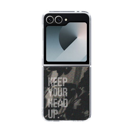 Clear Case［ オリジナル - ドットオーバーレイ - KEEP YOUR HEAD UP/B ］