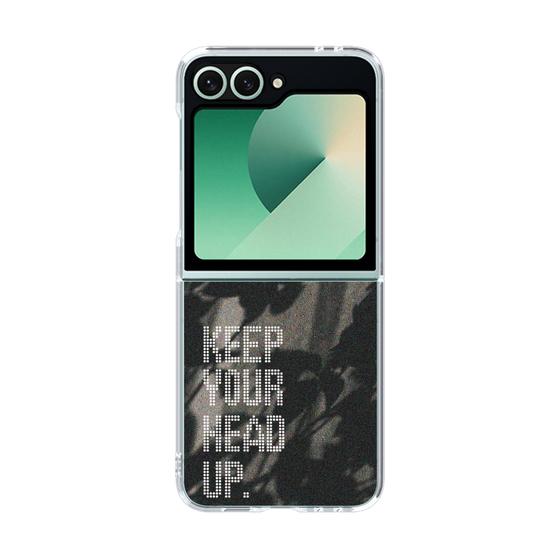 Clear Case［ オリジナル - ドットオーバーレイ - KEEP YOUR HEAD UP/B ］