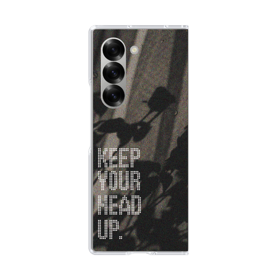 Clear Case［ オリジナル - ドットオーバーレイ - KEEP YOUR HEAD UP/B ］