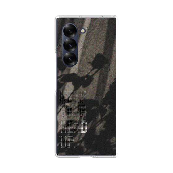 Clear Case［ オリジナル - ドットオーバーレイ - KEEP YOUR HEAD UP/B ］