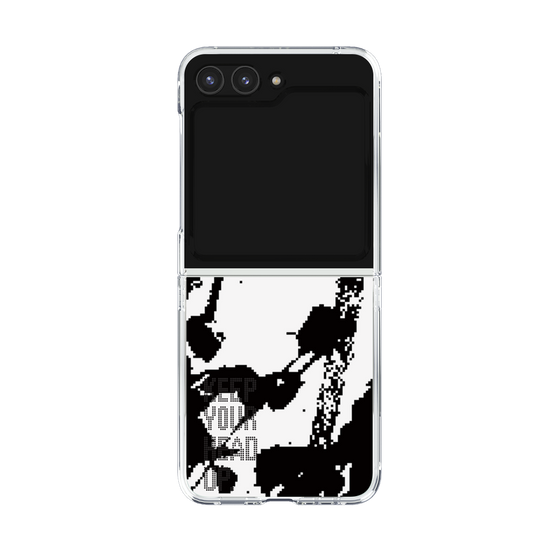 Clear Case［ オリジナル - ドットオーバーレイ - KEEP YOUR HEAD UP/C ］