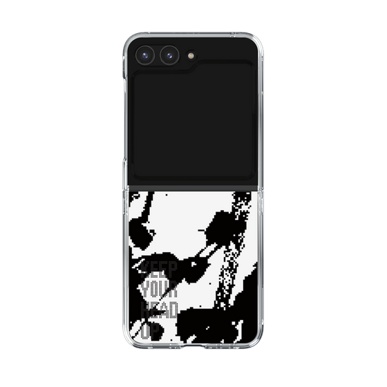 Clear Case［ オリジナル - ドットオーバーレイ - KEEP YOUR HEAD UP/C ］