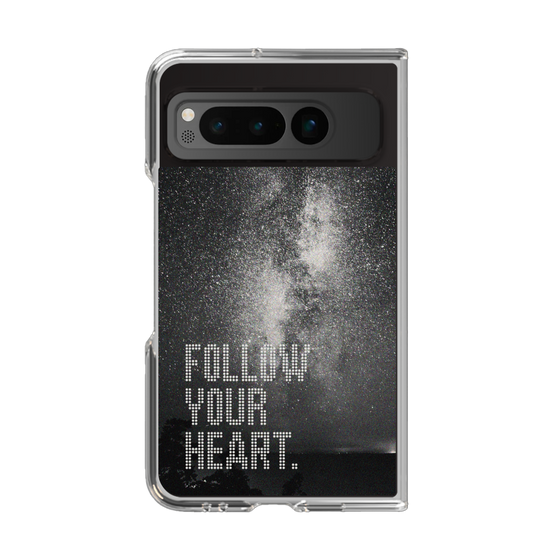 Clear Case［ オリジナル - ドットオーバーレイ - FOLLOW YOUR HEART/C ］