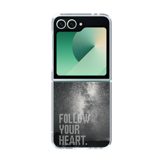 Clear Case［ オリジナル - ドットオーバーレイ - FOLLOW YOUR HEART/C ］