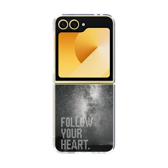 Clear Case［ オリジナル - ドットオーバーレイ - FOLLOW YOUR HEART/C ］
