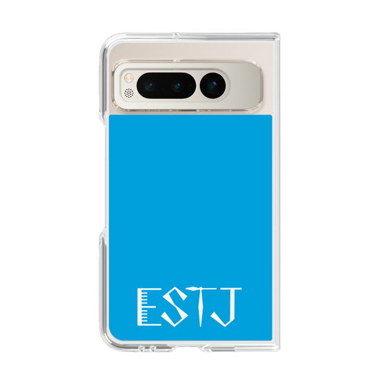 Clear Case［ オリジナル - ESTJ 幹部 - アルファベット - Blue ］