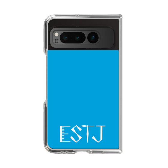 Clear Case［ オリジナル - ESTJ 幹部 - アルファベット - Blue ］