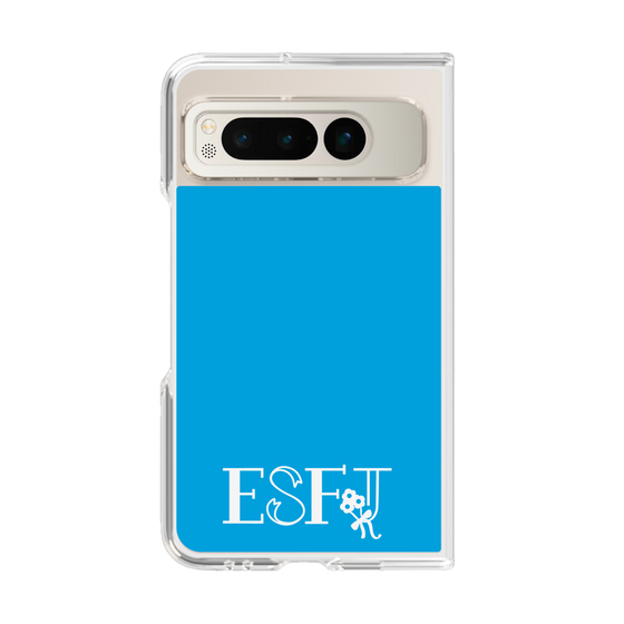 Clear Case［ オリジナル - ESFJ 領事 - アルファベット - Blue ］