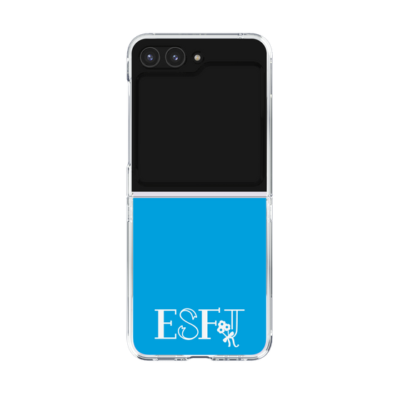 Clear Case［ オリジナル - ESFJ 領事 - アルファベット - Blue ］