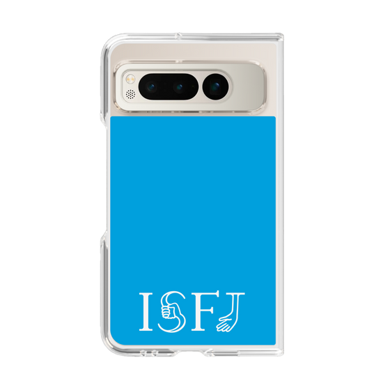 Clear Case［ オリジナル - ISFJ 擁護者 - アルファベット - Blue ］