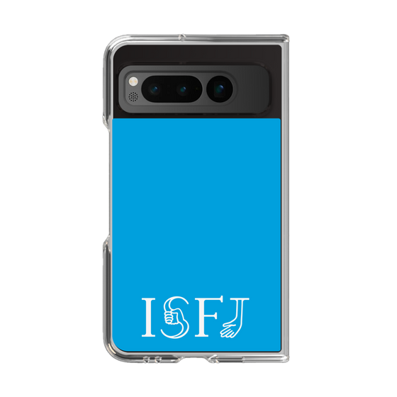 Clear Case［ オリジナル - ISFJ 擁護者 - アルファベット - Blue ］