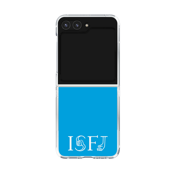 Clear Case［ オリジナル - ISFJ 擁護者 - アルファベット - Blue ］