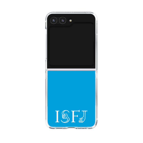 Clear Case［ オリジナル - ISFJ 擁護者 - アルファベット - Blue ］