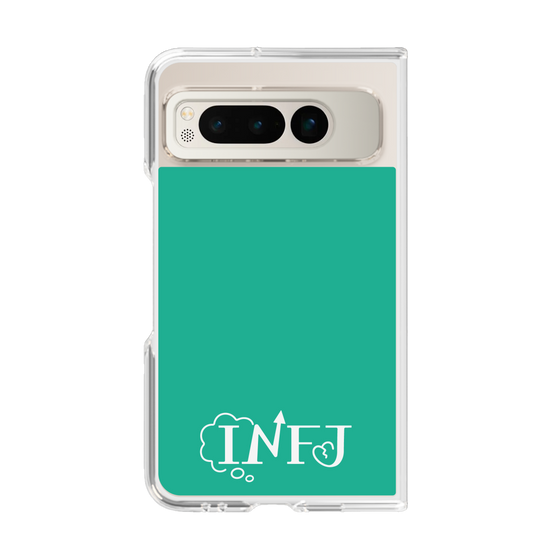 Clear Case［ オリジナル - INFJ 提唱者 - アルファベット - Green ］