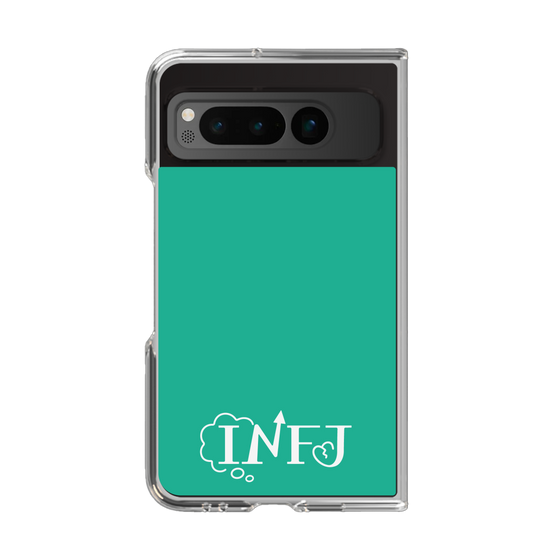 Clear Case［ オリジナル - INFJ 提唱者 - アルファベット - Green ］