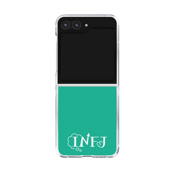 Clear Case［ オリジナル - INFJ 提唱者 - アルファベット - Green ］