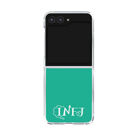 Clear Case［ オリジナル - INFJ 提唱者 - アルファベット - Green ］
