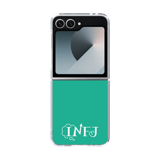 Clear Case［ オリジナル - INFJ 提唱者 - アルファベット - Green ］