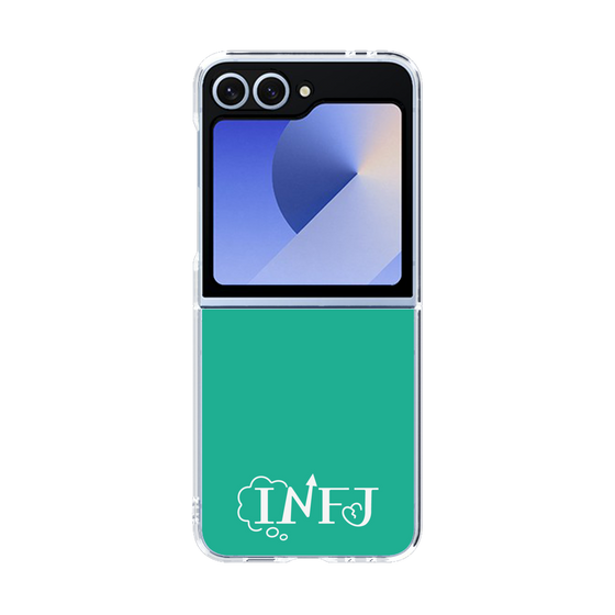 Clear Case［ オリジナル - INFJ 提唱者 - アルファベット - Green ］