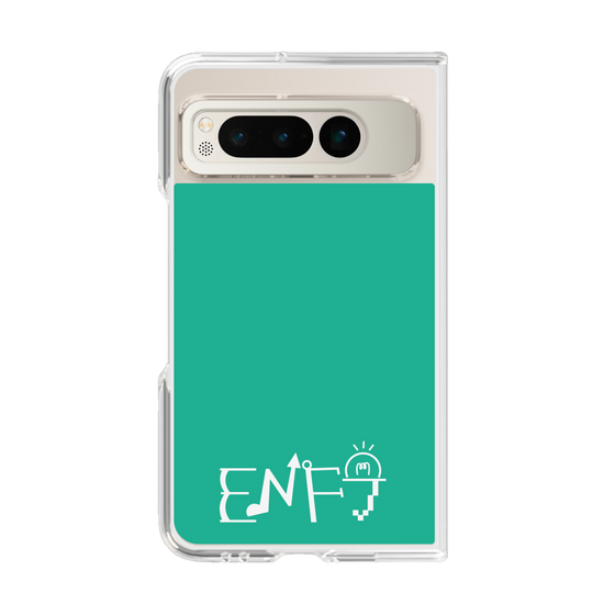 Clear Case［ オリジナル - ENFJ 主人公 - アルファベット - Green ］