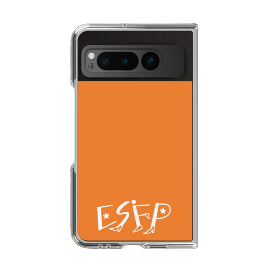 Clear Case［ オリジナル - ESFP エンターテイナー - アルファベット - Orange ］