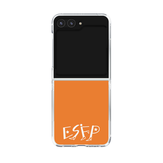Clear Case［ オリジナル - ESFP エンターテイナー - アルファベット - Orange ］