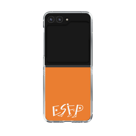 Clear Case［ オリジナル - ESFP エンターテイナー - アルファベット - Orange ］