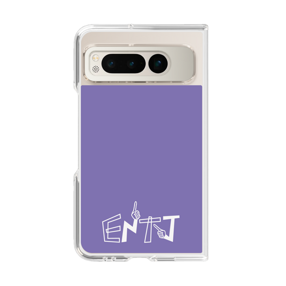 Clear Case［ オリジナル - ENTJ 指揮官 - アルファベット - Purple ］