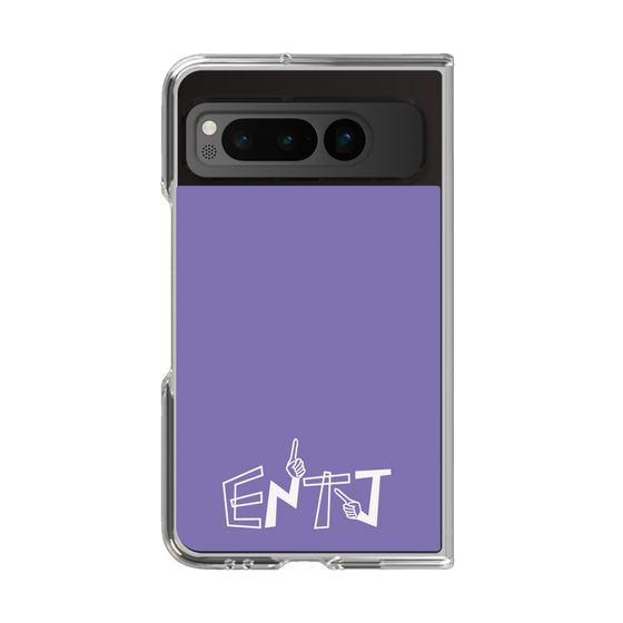 Clear Case［ オリジナル - ENTJ 指揮官 - アルファベット - Purple ］