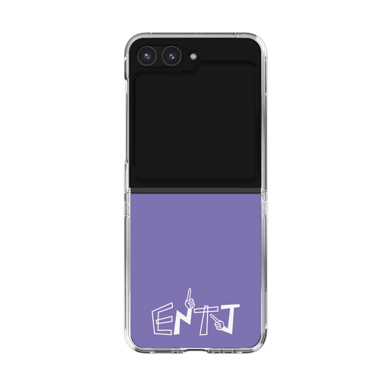 Clear Case［ オリジナル - ENTJ 指揮官 - アルファベット - Purple ］