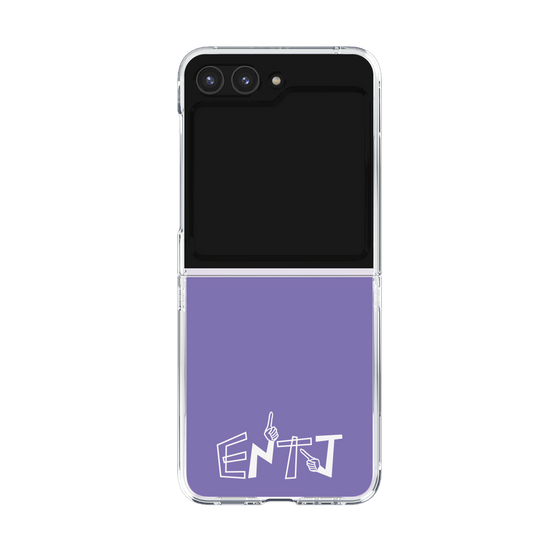 Clear Case［ オリジナル - ENTJ 指揮官 - アルファベット - Purple ］