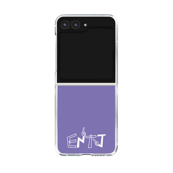 Clear Case［ オリジナル - ENTJ 指揮官 - アルファベット - Purple ］