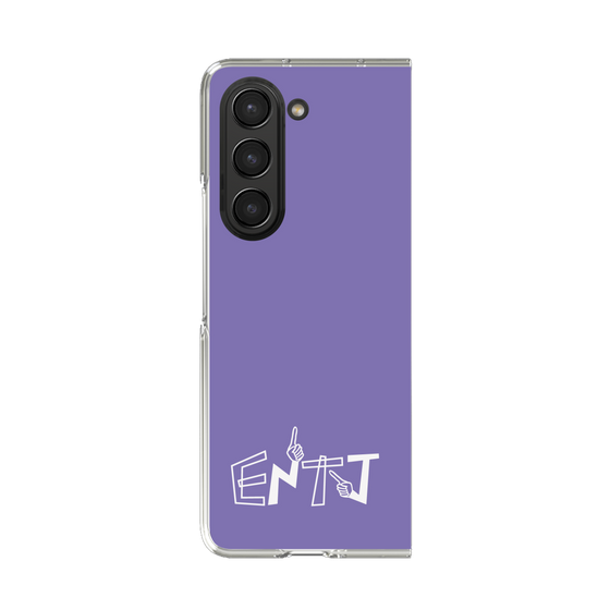 Clear Case［ オリジナル - ENTJ 指揮官 - アルファベット - Purple ］