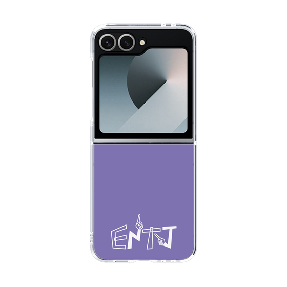 Clear Case［ オリジナル - ENTJ 指揮官 - アルファベット - Purple ］