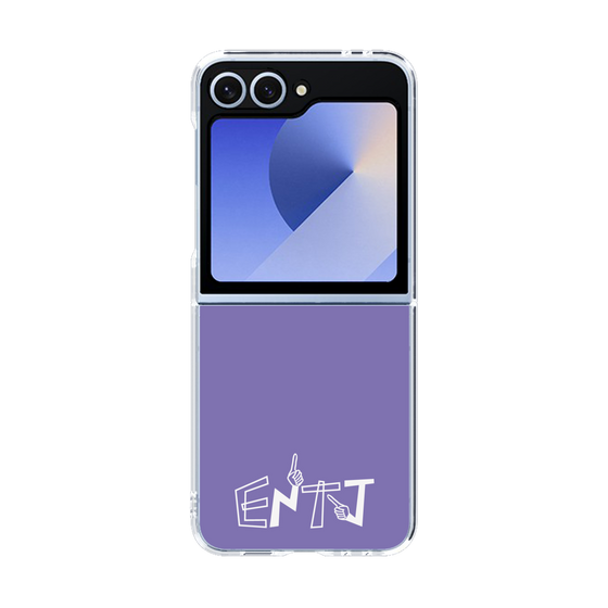 Clear Case［ オリジナル - ENTJ 指揮官 - アルファベット - Purple ］