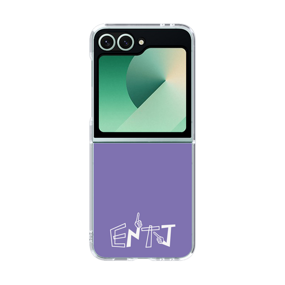 Clear Case［ オリジナル - ENTJ 指揮官 - アルファベット - Purple ］