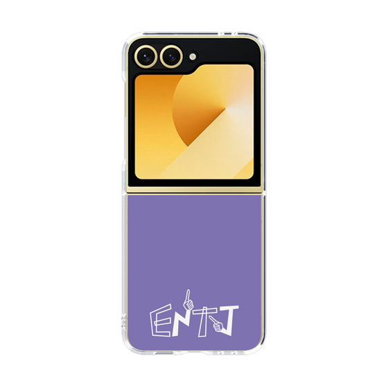 Clear Case［ オリジナル - ENTJ 指揮官 - アルファベット - Purple ］